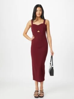 Wal G Robes En Jersey Robe BRODY Femme Lie De Vin -Stil Femme Soldes Boutique 02ee0baadf4c3120a702829055e3e172