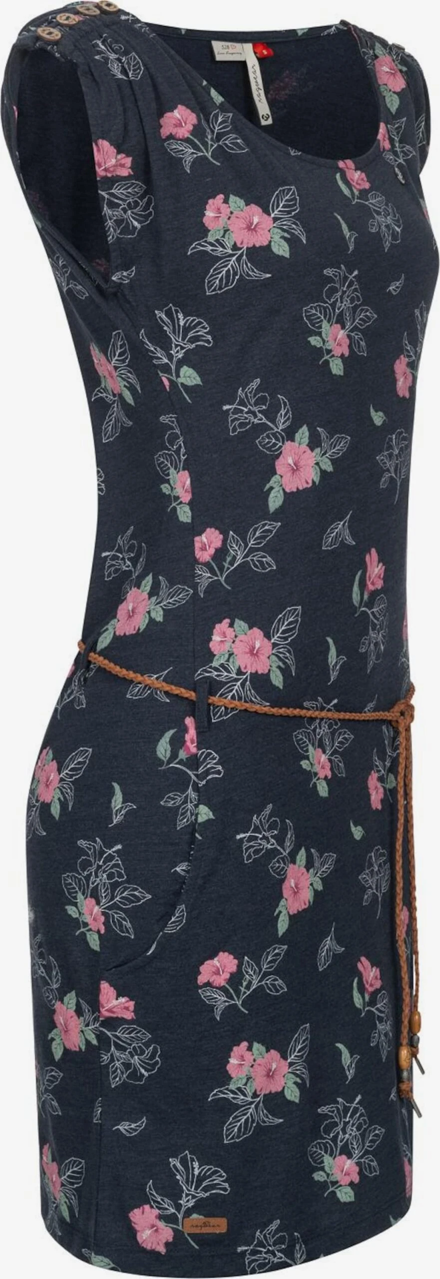 Ragwear Robes En Jersey Robe Chego Femme Bleu Marine 4 Ragwear Robes En Jersey Robe Chego Femme Bleu Marine – Image 2