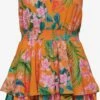 ONLY Robes Dété Robe D’été TROPICA Femme Orange -Stil Femme Soldes Boutique 04cae91626e38cfa717c2a3364c7e62c