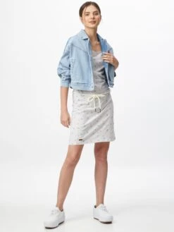 Ragwear Robes En Jersey Robe Tamy Femme Blanc Chiné -Stil Femme Soldes Boutique 063e93481b2178e59ec2fcd8b29f8c3c