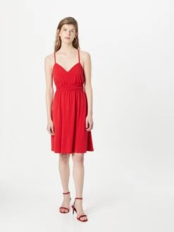 About You Robes Dété Robe D’été Jara Femme Rouge -Stil Femme Soldes Boutique 0dff26d4c926e0945fccb6c8518170c5