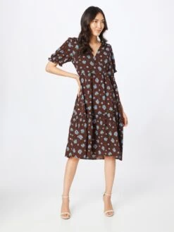 Monki Robes Dété Robe D’été Femme Brun Foncé -Stil Femme Soldes Boutique 0ef6dadb438e2103bc49f8d28fae4d05