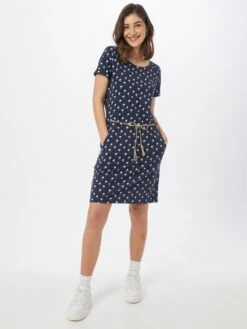 Robes En Jersey Robe Femme Bleu Marine -Stil Femme Soldes Boutique 108c492538a3070f0ac065d7e7375741