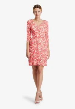 Vera Mont Robes En Jersey Robe Femme Corail -Stil Femme Soldes Boutique 11272740baaecbd445e44c595768fec6