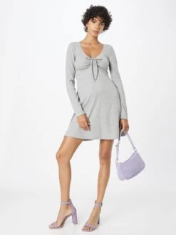 About You Robes En Jersey Robe Auguste Femme Gris Chiné -Stil Femme Soldes Boutique 1371c5142a955fc01bdc7f3830e1e85b