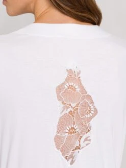 HANRO Robes De Chambre Robe De Chambre Paola Femme Blanc -Stil Femme Soldes Boutique 1497ecae4a2b5240a2650113d3565c82