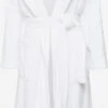 CALVIN KLEIN UNDERWEAR Peignoirs Peignoir Long Robe Femme Blanc -Stil Femme Soldes Boutique 154305d4cd2cb5ccce38bd1ff98ae96c