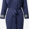 Robes De Chambre Robe De Chambre Femme Bleu Foncé -Stil Femme Soldes Boutique 1c445e5cb95bc4a775c3b1ef8c58b331