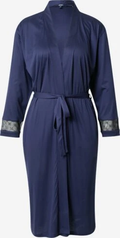 Robes De Chambre Robe De Chambre Femme Bleu Foncé