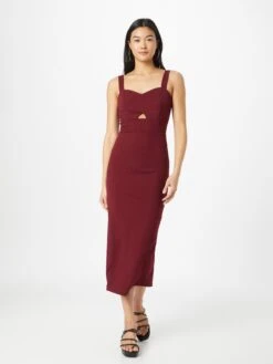 Wal G Robes En Jersey Robe BRODY Femme Lie De Vin -Stil Femme Soldes Boutique 1f7e019816df7e0100f5c986c4f73e9d