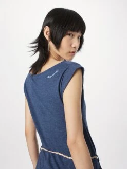 Ragwear Robes En Jersey Robe TAG Femme Indigo -Stil Femme Soldes Boutique 20692301dcf3986693356d52b8171986