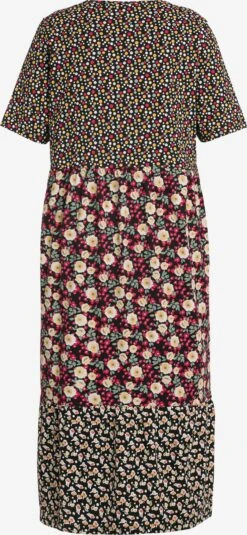 Ulla Popken Robes En Jersey Robe Femme Mélange De Couleurs -Stil Femme Soldes Boutique 20b448d366d1ba246f3e84bae731dd80