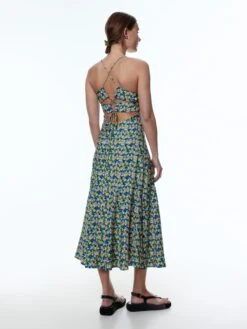 EDITED Robes Dété Robe D’été Nelly Femme Bleu Marine -Stil Femme Soldes Boutique 27e73f2de12d7000b95cd6b5312e72cb