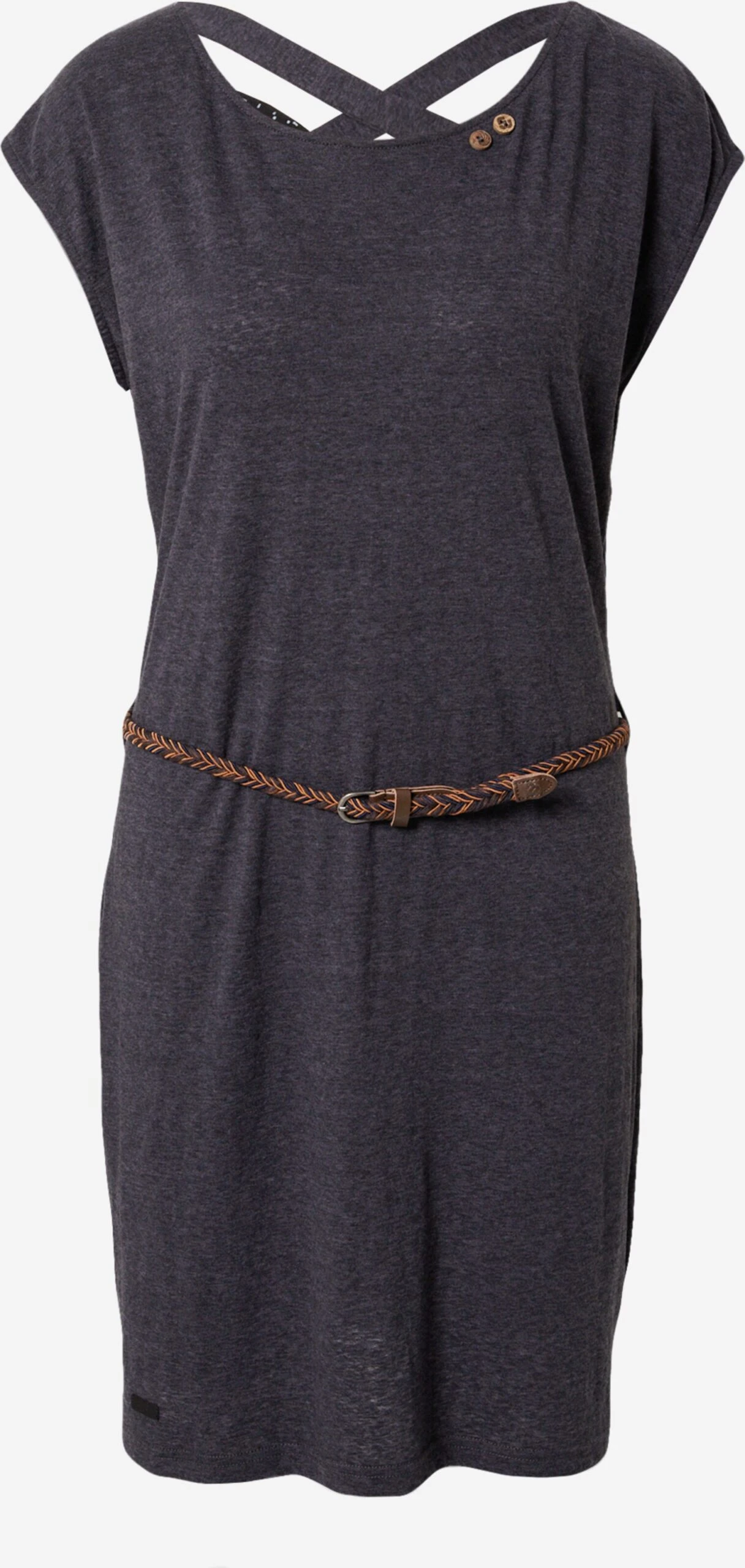 Ragwear Robes En Jersey Robe SOFFIA Femme Gris Foncé 3 Ragwear Robes En Jersey Robe SOFFIA Femme Gris Foncé