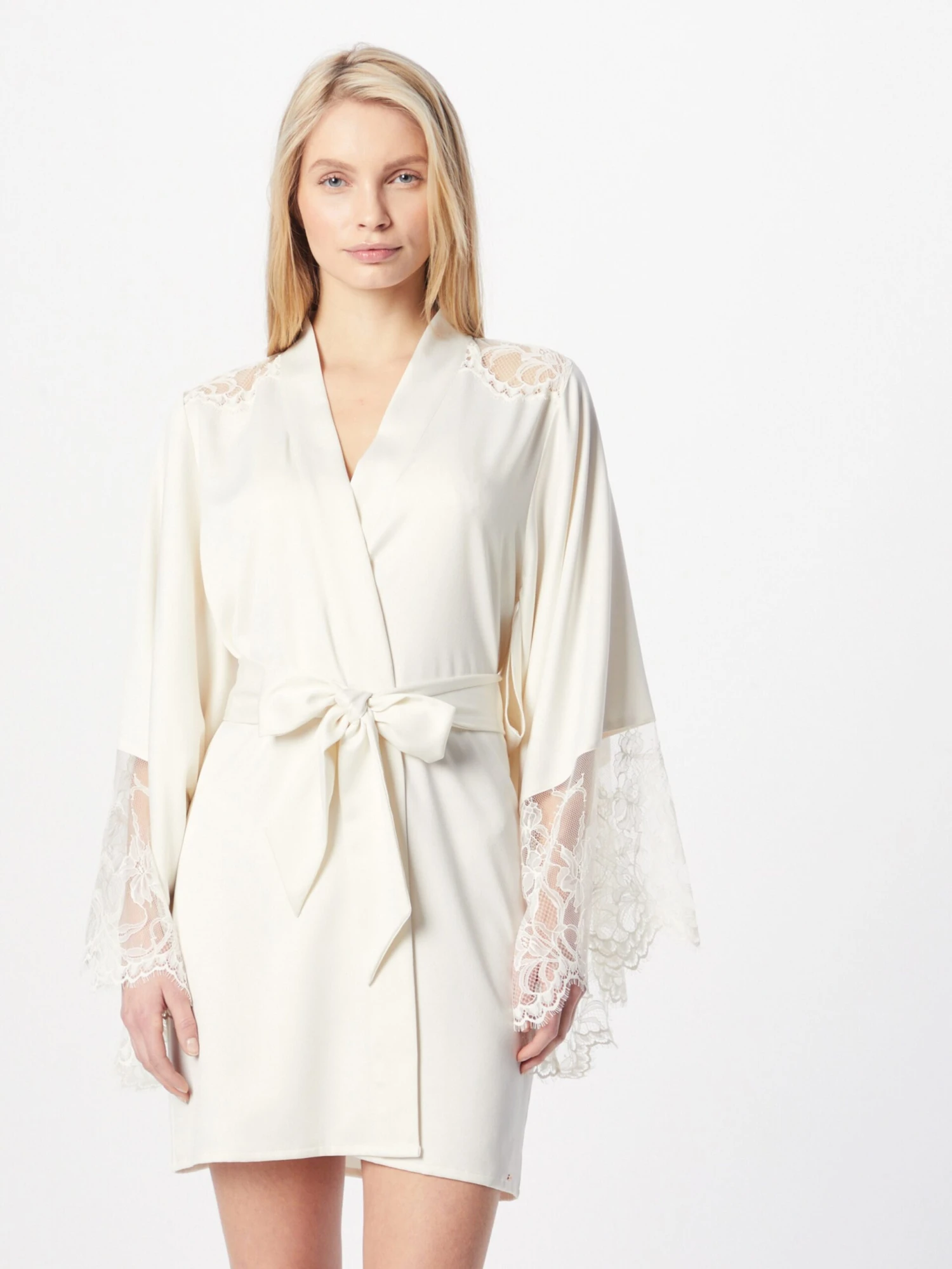 Hunkemöller Robes De Chambre Robe De Chambre Sophia Femme Blanc 4 Hunkemöller Robes De Chambre Robe De Chambre Sophia Femme Blanc – Image 2