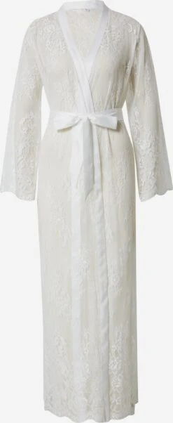 Hunkemöller Robes De Chambre Robe De Chambre Isabella Femme Blanc