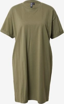 Pieces Robes En Jersey Robe RIA Femme Olive