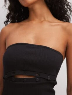 NA-KD Robes En Jersey Robe Femme Noir -Stil Femme Soldes Boutique 2fe35c1c5bdba50d3176a0fc39bcb4e7