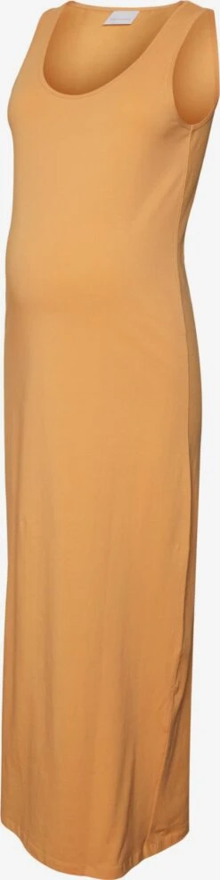 Mamalicious Robes En Jersey Robe MIA Femme Orange Pastel