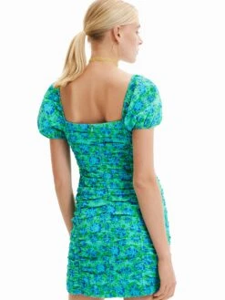 Desigual Robes Dété Robe D’été NEWPORT Femme Jade / Vert Clair -Stil Femme Soldes Boutique 33614d313e69bffb8236bf0cd0a255e1