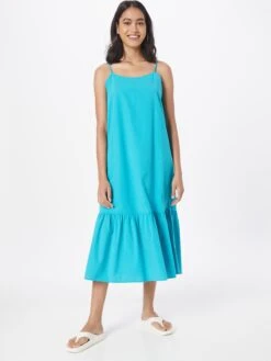 SAMSØE SAMSØE Robes Dété Robe D’été SARASA Femme Bleu -Stil Femme Soldes Boutique 33883e7ea6a07568ef766ee4de67cbc2