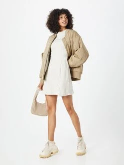 Calvin Klein Jeans Robes En Jersey Robe MILANO Femme Beige -Stil Femme Soldes Boutique 37b2514ed1ba19022ec0707481e2ca4b