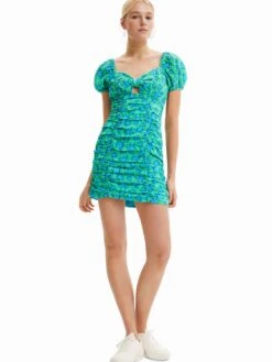 Desigual Robes Dété Robe D’été NEWPORT Femme Jade / Vert Clair -Stil Femme Soldes Boutique 39ec33d9c8ff566da165ebb2dac57849