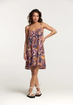 Shiwi Robes Dété Robe D’été Ibiza Femme Mélange De Couleurs -Stil Femme Soldes Boutique 3c8f033737da3b3a7ab9580eb5a0c483