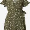 About You Robes Dété Robe D’été Jasmina Femme Kaki -Stil Femme Soldes Boutique 4348e75ee32bde646037e8c742fe3264
