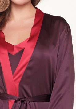 LingaDore Robes De Chambre Robe De Chambre Femme Aubergine -Stil Femme Soldes Boutique 464f36b22ebab682fe955f481f996cd0