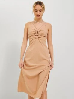 JJXX Robes Dété Robe D’été Femme Camel -Stil Femme Soldes Boutique 4ef314e37a0c741d415de81ff8c4b189