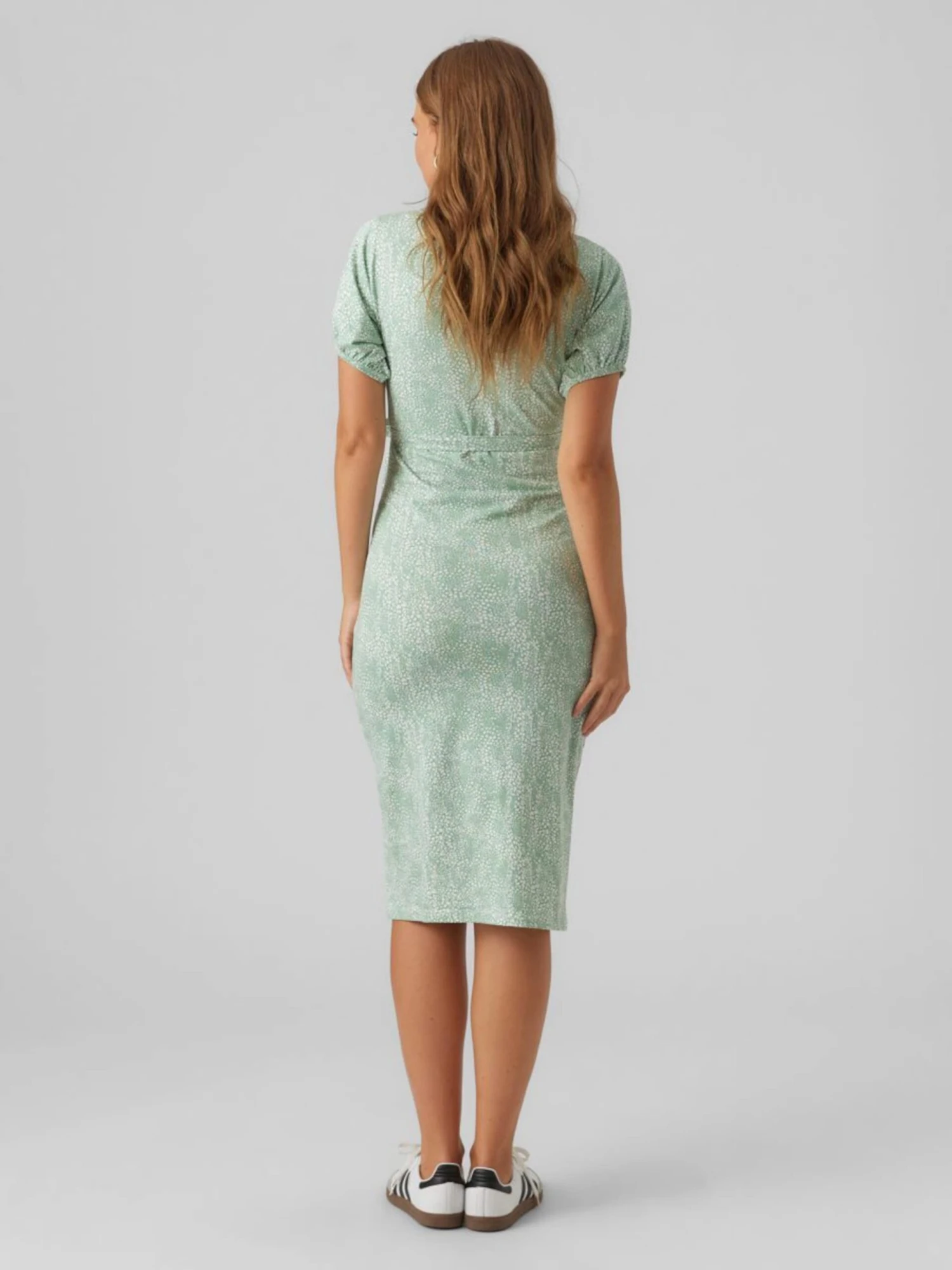 Mamalicious Robes Robe GIRAFFE TESS Femme émeraude 5 Mamalicious Robes Robe GIRAFFE TESS Femme émeraude – Image 3