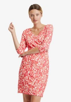 Vera Mont Robes En Jersey Robe Femme Corail -Stil Femme Soldes Boutique 52607fd4e835105c8be4e920f977e798