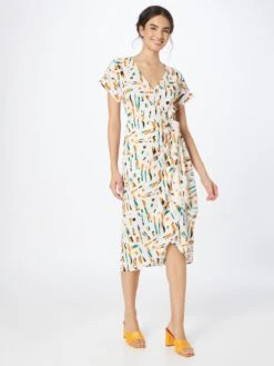 Monki Robes Dété Robe D’été Femme Beige -Stil Femme Soldes Boutique 5651783169d6f6daabe604c81643772a