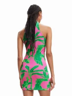 Desigual Robes En Jersey Robe Tropi Femme Melon -Stil Femme Soldes Boutique 60300870dea5417c27d0891b07ddc2c9