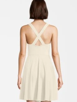 Fila Robes En Jersey Robe TELDAU Femme Blanc Cassé -Stil Femme Soldes Boutique 63aca1f8506f74db0ef2b97f0ebaaf39