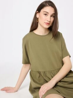 Noisy May Robes En Jersey Robe Kerry Femme Olive -Stil Femme Soldes Boutique 66090795b7809db0a0a3eabc42cd7e6b