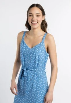 MyMO Robes Dété Robe D’été Femme Bleu Ciel -Stil Femme Soldes Boutique 672639a4a1e8c4c84598d14acced2ac3
