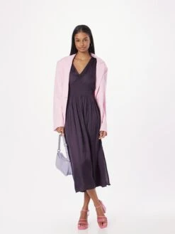 Sessun Robes Dété Robe D’été LAVINIA Femme Aubergine -Stil Femme Soldes Boutique 693a85d7d8d9b03ec9993e89a16ff4f6