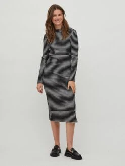 Vila Robes En Jersey Robe Balu Femme Noir -Stil Femme Soldes Boutique 6cc0e3b22f40cb4b12223fe5c2388b4f