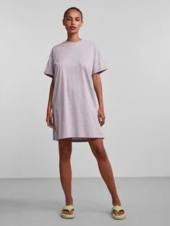 Pieces Robes En Jersey Robe Ria Femme Gris Chiné -Stil Femme Soldes Boutique 707a054d20892a8dfebdde21644954a6