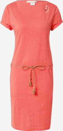 Ragwear Robes En Jersey Robe MONTANA Femme Rouge Clair