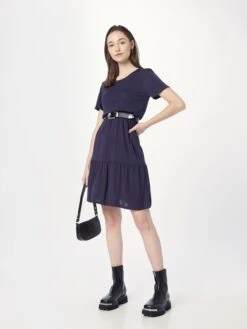 Hailys Robes En Jersey Robe Rosi Femme Bleu Foncé -Stil Femme Soldes Boutique 72c4567c13f36c4b1fdd92da8418cfe3