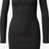 Hugo Robes En Jersey Robe Naretha Femme Noir -Stil Femme Soldes Boutique 780023a9055838759ae5501f3821d4ad