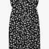Vero Moda Robes Dété Robe D’été Vica Femme Noir -Stil Femme Soldes Boutique 80850f0e075d2a040f947ba67a3af3ec