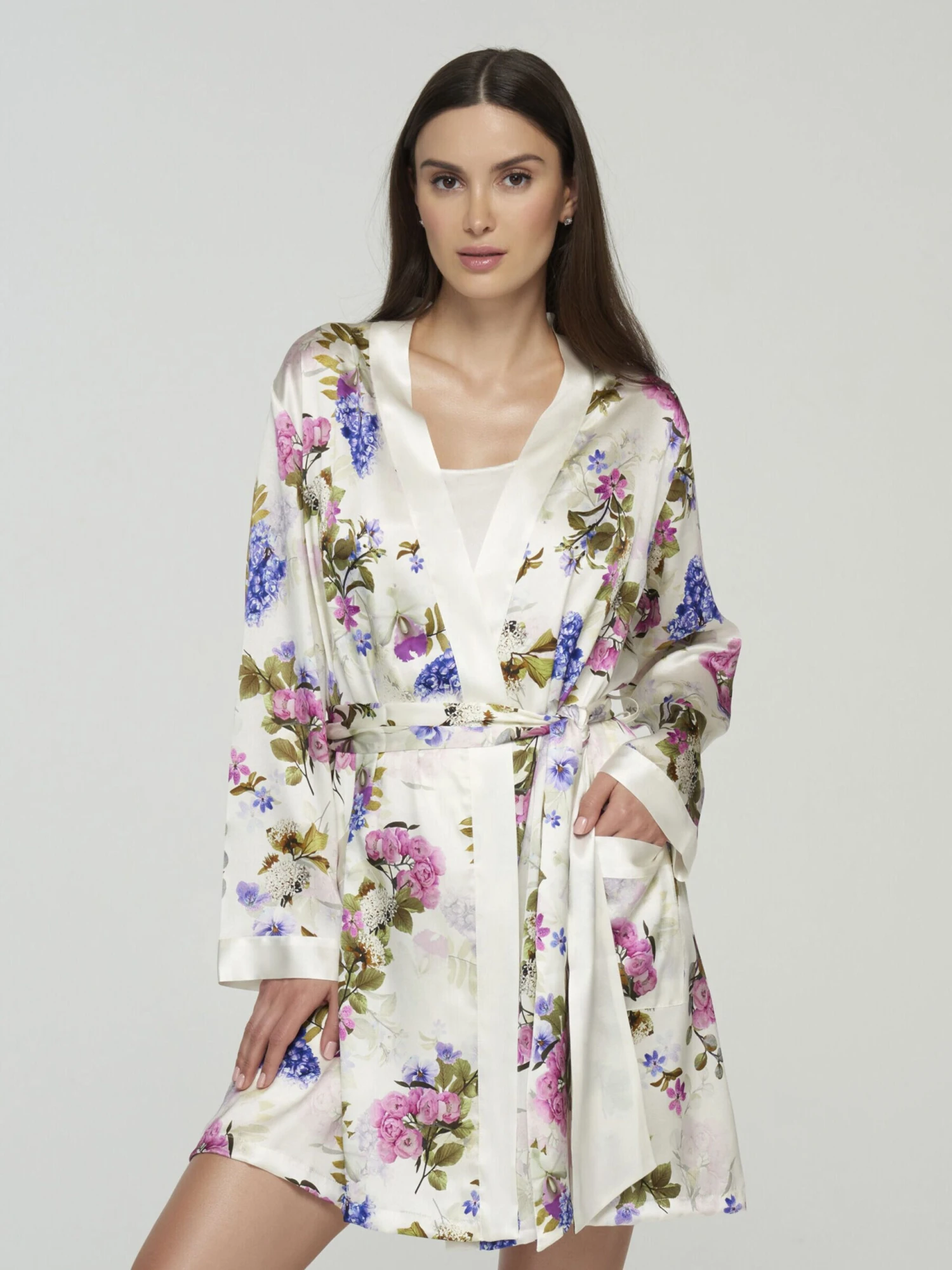 Robes De Chambre Robe De Chambre Femme Blanc 4 Robes De Chambre Robe De Chambre Femme Blanc – Image 2