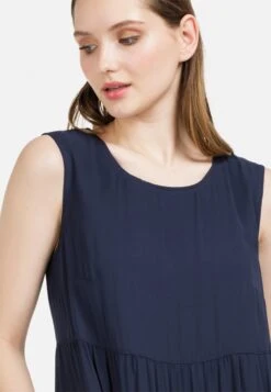 HELMIDGE Robes Dété Robe D’été Femme Bleu Foncé 12 HELMIDGE Robes Dété Robe D’été Femme Bleu Foncé -Stil Femme Soldes Boutique 8356d1787c4a993091413ad4947c294c