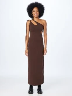 WEEKDAY Robes En Jersey Robe Michelle Femme Chocolat -Stil Femme Soldes Boutique 88121e3ce7552c62f264bb86f26b28a7