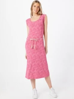 Ragwear Robes Dété Robe D’été Femme Magenta -Stil Femme Soldes Boutique 8c643e47e84168650b66c5444ed1b071