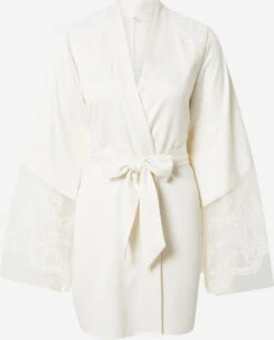 Hunkemöller Robes De Chambre Robe De Chambre Sophia Femme Blanc